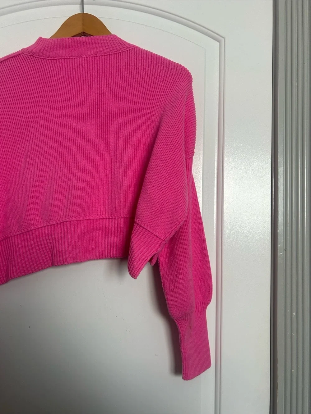 Free People Easy Street Tunic Sweater Ribbed Oversize Pink size XS chic boho